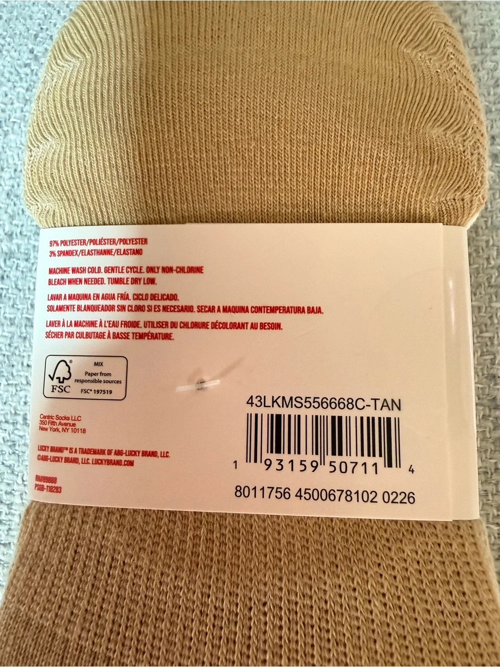 Lucky Brand Nude/Taupe Sneaker Liner Socks - Pack of 6